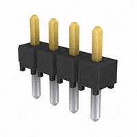 Samtec Inc. - TSW-104-06-F-S - .025" SQ. TERMINAL STRIPS