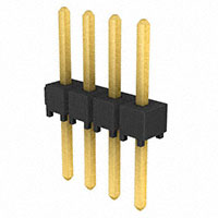 Samtec Inc. - TSW-104-26-G-S - CONN HEADER 4POS .100" SNGL GOLD