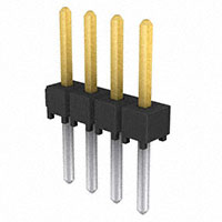 Samtec Inc. - TSW-104-26-L-S - CONN HEADER 4POS .100" SGL GOLD