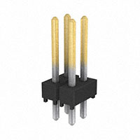Samtec Inc. - TSW-102-14-L-D - CONN HEADER 4POS .100" DUAL GOLD