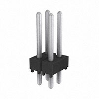 Samtec Inc. - TSW-102-14-T-D - CONN HEADER 4POS .100" DUAL TIN