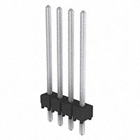 Samtec Inc. - TSW-104-17-T-S - CONN HEADER 4POS .100" SNGL TIN