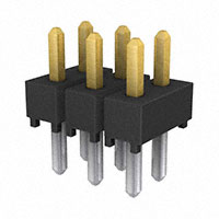 Samtec Inc. - TSW-103-05-L-D - CONN HEADER 6POS .100" DUAL GOLD