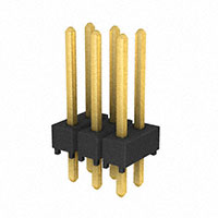 Samtec Inc. - TSW-103-14-G-D - CONN HEADER 6POS .100" DUAL GOLD