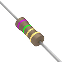 Stackpole Electronics Inc. - CFM12JT7R50 - RES 7.5 OHM 1/2W 5% CF MINI