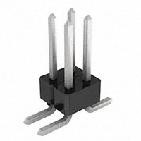 Sullins Connector Solutions - GEC02DFBN-M30 - CONN HEADER 4POS .100 DUAL SMD