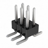 Sullins Connector Solutions - GEC03DABN-M30 - CONN HEADER 6POS .100 DUAL SMD