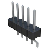 Sullins Connector Solutions - GREC005SBSN-M89RC - CONN HDR .100" SNGL SMD R/A 5POS