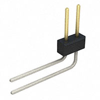 Sullins Connector Solutions - PBC01DBDN - CONN HEADER .100 DUAL R/A 2POS