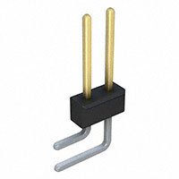 Sullins Connector Solutions - PBC01DGAN - CONN HEADER .100 DUAL R/A 2POS