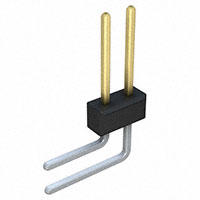 Sullins Connector Solutions - PBC01DGBN - CONN HEADER .100 DUAL R/A 2POS