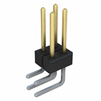 Sullins Connector Solutions - PBC02DGAN - CONN HEADER .100 DUAL R/A 4POS