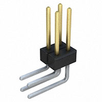 Sullins Connector Solutions - PBC02DGBN - CONN HEADER .100 DUAL R/A 4POS