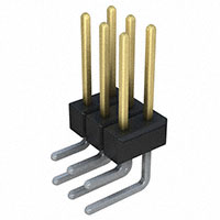 Sullins Connector Solutions - PBC03DGAN - CONN HEADER .100 DUAL R/A 6POS