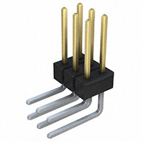 Sullins Connector Solutions - PBC03DGBN - CONN HEADER .100 DUAL R/A 6POS