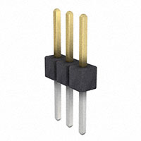 Sullins Connector Solutions - PBC03SABN - CONN HEADER .100 SINGL STR 3POS