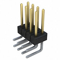Sullins Connector Solutions - PBC04DGAN - CONN HEADER .100 DUAL R/A 8POS