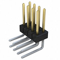 Sullins Connector Solutions - PBC04DGBN - CONN HEADER .100 DUAL R/A 8POS