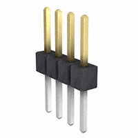 Sullins Connector Solutions - PBC04SABN - CONN HEADER .100 SINGL STR 4POS