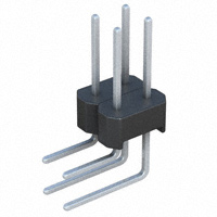Sullins Connector Solutions - PEC02DBBN - CONN HEADER .100 DUAL R/A 4POS