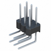 Sullins Connector Solutions - PEC03DBBN - CONN HEADER .100 DUAL R/A 6POS