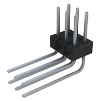 Sullins Connector Solutions - PEC03DBDN - CONN HEADER .100 DUAL R/A 6POS