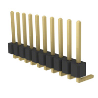 Sullins Connector Solutions - PRPC010SGAN-M71RC - CONN HEADER .100" SNGL R/A 10POS