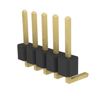Sullins Connector Solutions - PRPC005SBAN-M71RC - CONN HEADER .100" SNGL R/A 5POS