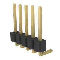 Sullins Connector Solutions - PRPC005SGAN-M71RC - CONN HEADER .100" SNGL R/A 5POS
