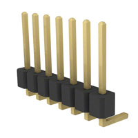 Sullins Connector Solutions - PRPC007SGAN-M71RC - CONN HEADER .100" SNGL R/A 7POS