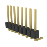Sullins Connector Solutions - PRPC008SGAN-M71RC - CONN HEADER .100" SNGL R/A 8POS