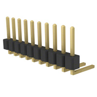 Sullins Connector Solutions - PRPC010SBBN-M71RC - CONN HEADER .100" SNGL R/A 10POS