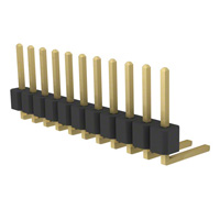 Sullins Connector Solutions - PRPC011SBBN-M71RC - CONN HEADER .100" SNGL R/A 11POS