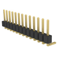 Sullins Connector Solutions - PRPC013SBAN-M71RC - CONN HEADER .100" SNGL R/A 13POS