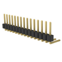 Sullins Connector Solutions - PRPC015SBBN-M71RC - CONN HEADER .100" SNGL R/A 15POS