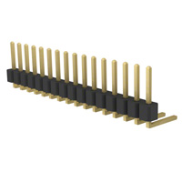 Sullins Connector Solutions - PRPC016SBBN-M71RC - CONN HEADER .100" SNGL R/A 16POS