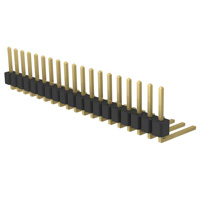 Sullins Connector Solutions - PRPC019SBCN-M71RC - CONN HEADER .100" SNGL R/A 19POS