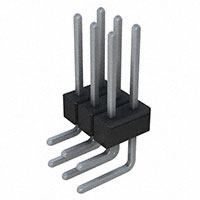 Sullins Connector Solutions - PTC03DGAN - CONN HEADER .100 DUAL R/A 6POS