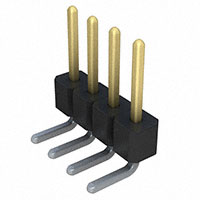 Sullins Connector Solutions - PXC04SBAN - CONN HEADER 4POS .100 R/A