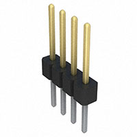 Sullins Connector Solutions - PXC04SFBN - CONN HEADER 4POS .100 SGL