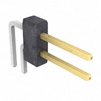 Sullins Connector Solutions - PZC01DGAN - CONN HEADER .100 DUAL R/A 2POS