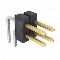 Sullins Connector Solutions - PZC02DBAN - CONN HEADER .100 DUAL R/A 4POS