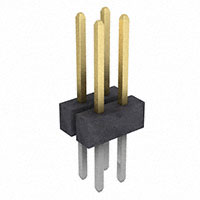 Sullins Connector Solutions - PZC02DFBN - CONN HEADER .100 DUAL STR 4POS