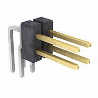 Sullins Connector Solutions - PZC02DGBN - CONN HEADER .100 DUAL R/A 4POS