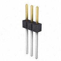 Sullins Connector Solutions - PZC03SADN - CONN HEADER .100 SINGL STR 3POS