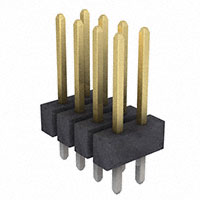 Sullins Connector Solutions - PZC04DFAN - CONN HEADER .100 DUAL STR 8POS