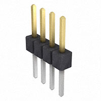 Sullins Connector Solutions - PZC04SABN - CONN HEADER .100 SINGL STR 4POS