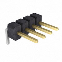 Sullins Connector Solutions - PZC04SBAN - CONN HEADER .100 SINGL R/A 4POS