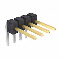 Sullins Connector Solutions - PZC04SGBN - CONN HEADER .100 SINGL R/A 4POS