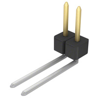 Sullins Connector Solutions - PBC02SBDN - CONN HEADER .100 SINGL R/A 2POS